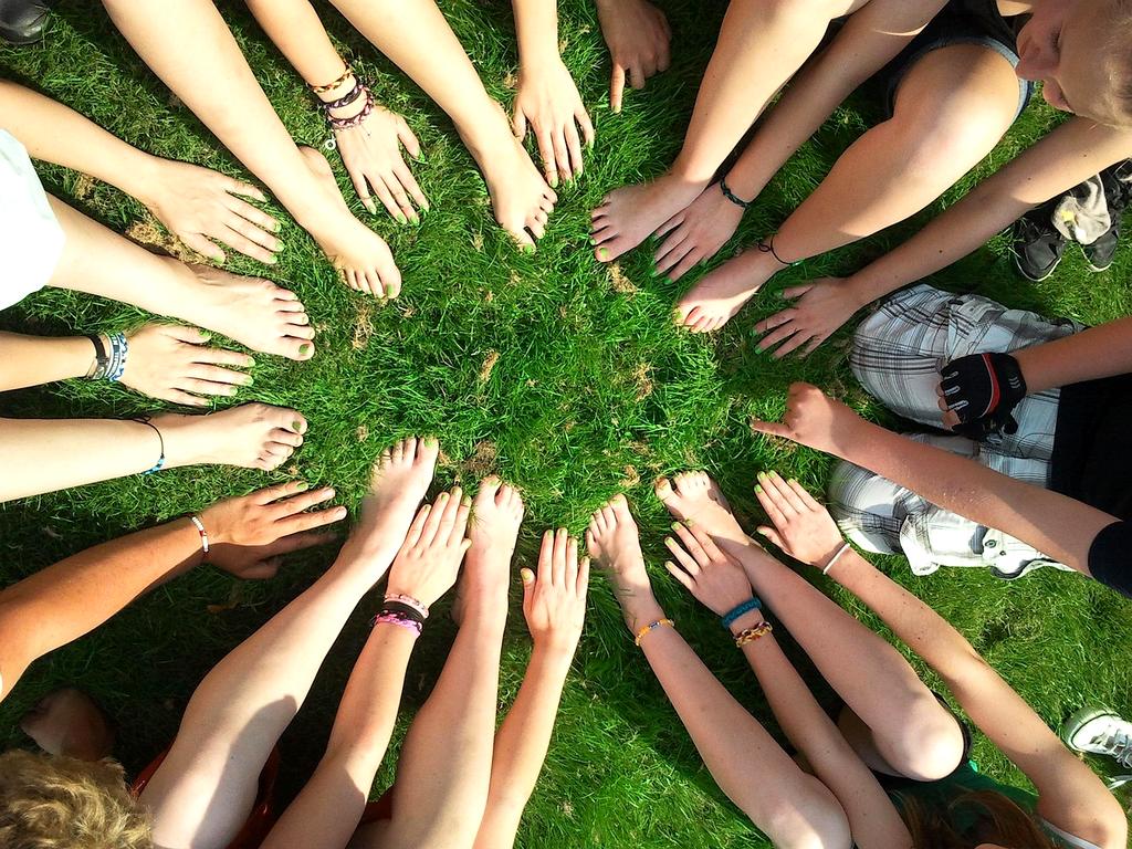 Team working together